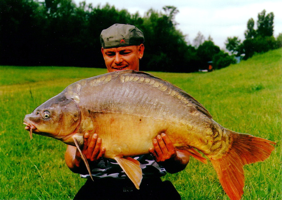 Ardy Veltkamp with a carp