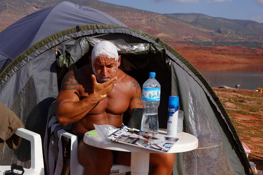Ardy Veltkamp during a fishing trip in Morocco